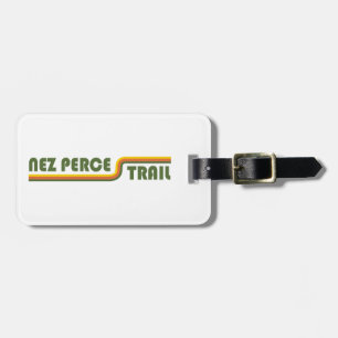 Étiquette À Bagage Piste de Nez Perce