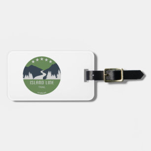 Étiquette À Bagage Piste Island Line