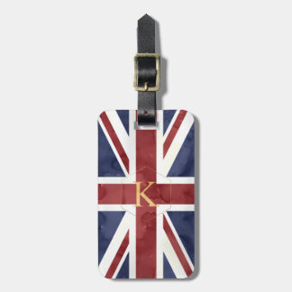 Étiquette À Bagage PIXDEZINES UNION JACK + do-it-yourself MONOGRAM