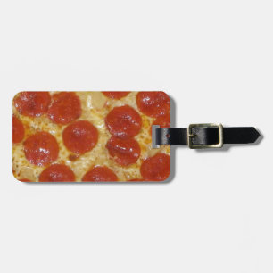 Étiquette À Bagage pizza au gros pepperoni