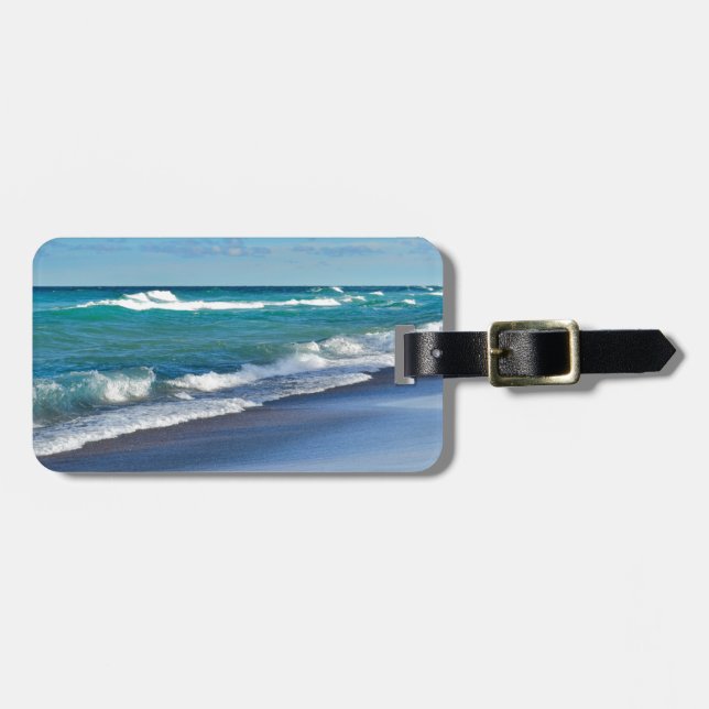Étiquette À Bagage Plage (Devant horizontal)
