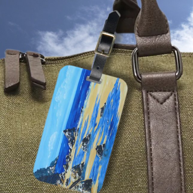 Étiquette À Bagage Plage (Créateur téléchargé)