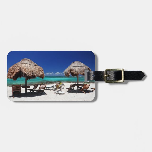Étiquette À Bagage Plage de Paa Mul (Devant horizontal)