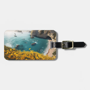 Étiquette À Bagage Plage en Grèce Étiquette de bagage