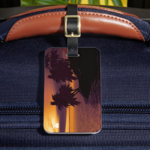 Étiquette À Bagage Plage tropicale
