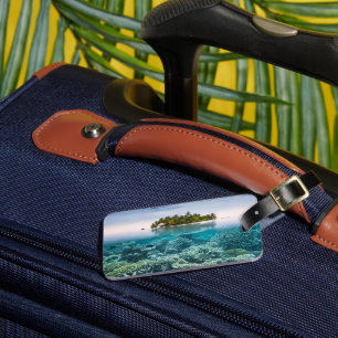Étiquette À Bagage Plages tropicales Ari Atoll Maldives