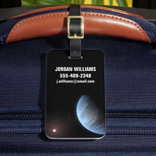 Étiquette À Bagage Planète K2-18b, Étoile Hôte Et Planète Accompagnan (Insitu Rectoal 2)