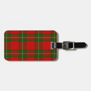 Étiquette À Bagage Plaque vert rouge de tartan MacGregor