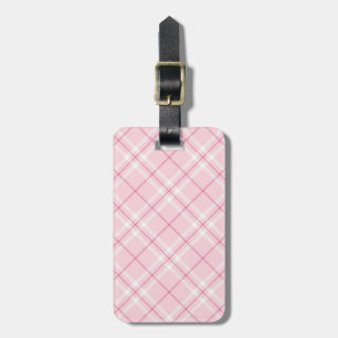 Étiquette À Bagage Plat rose pâle
