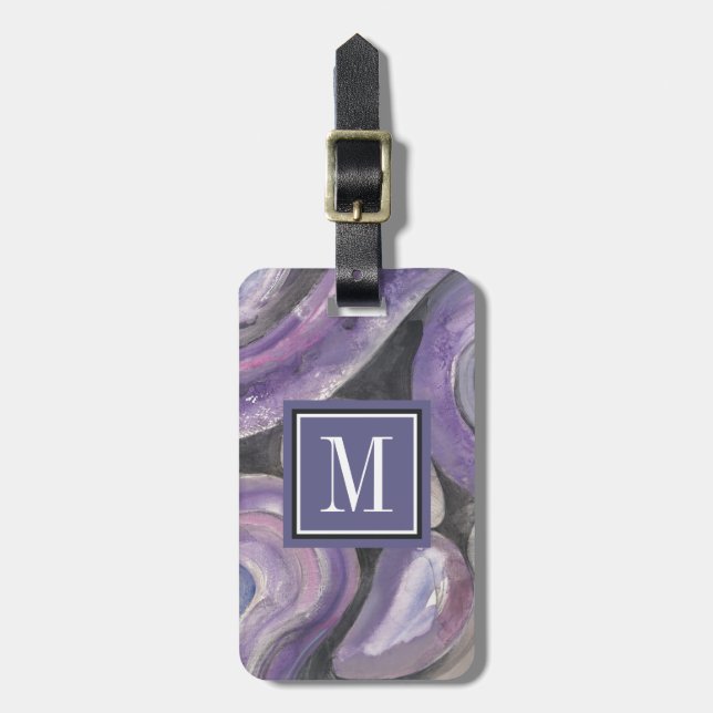 Étiquette À Bagage Pluie de cercle (Devant Vertical)