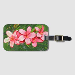 Étiquette À Bagage Plumerias