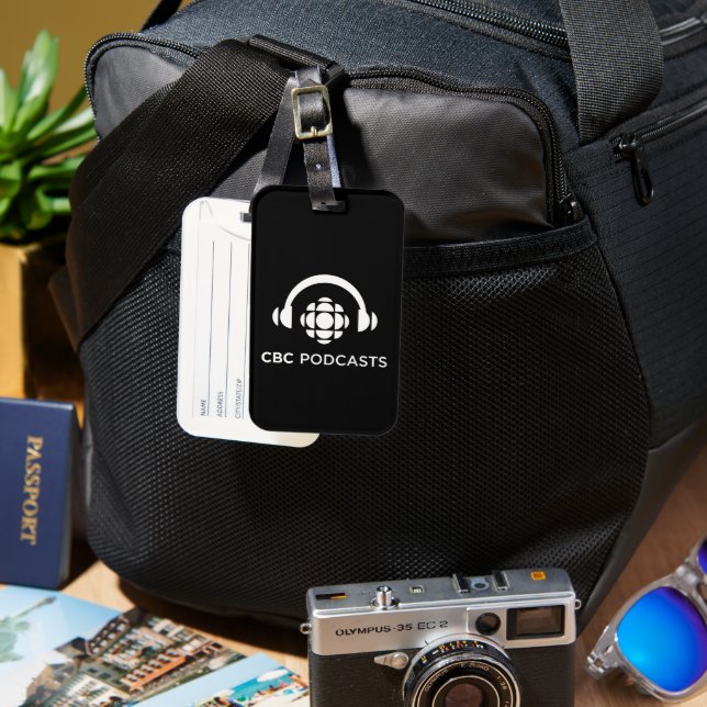 Étiquette À Bagage Podcasts CBC (Recto & Verso)