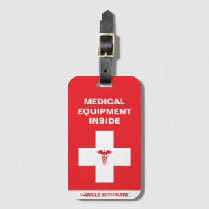 Étiquette À Bagage Poignée d'équipement médical avec soin
