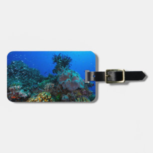 Étiquette À Bagage Poissons tropicaux sur la Grande barrière de