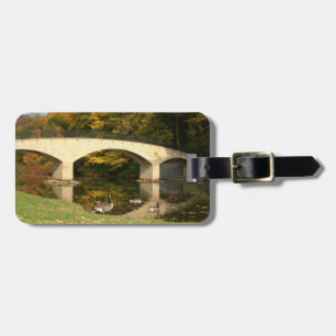 Étiquette À Bagage Pont arc-en-ciel en automne au Grove City College