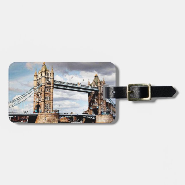 Étiquette À Bagage Pont de Londres (Devant horizontal)