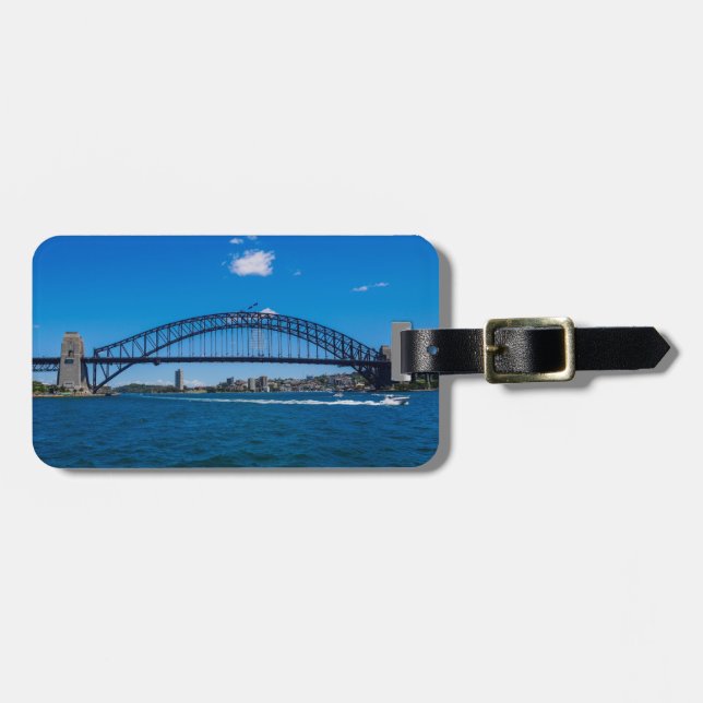 Étiquette À Bagage Pont de port de Sydney (Devant horizontal)