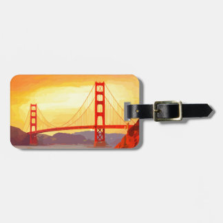 Étiquette À Bagage Pont du Golden Gate de San Francisco