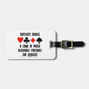 Étiquette À Bagage Pont en double un jeu qui associés agréables