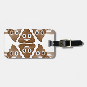 Étiquette À Bagage poop emojis