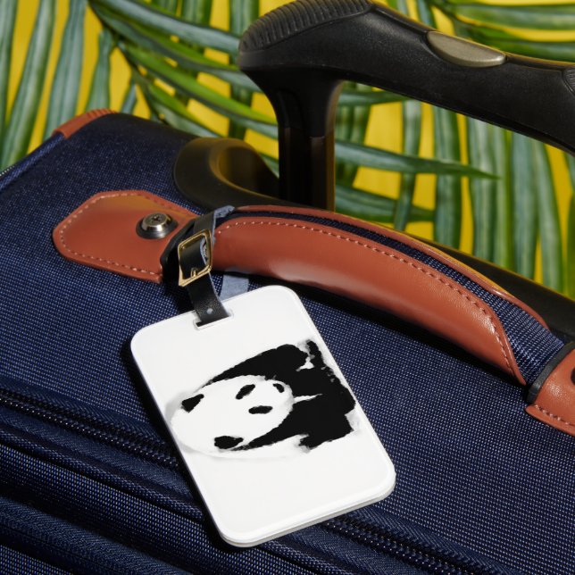 Étiquette À Bagage Pop Art Baby Panda (Insitu Rectoal 1)