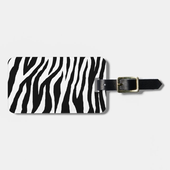 Étiquette À Bagage Pop Zebra (Devant horizontal)
