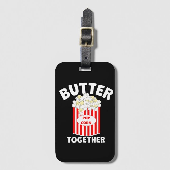 Étiquette À Bagage Popcorn de film BUTTER Together (Devant Vertical)