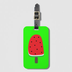 Étiquette À Bagage Popsicle à la pastèque