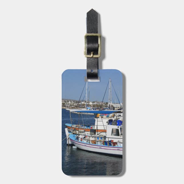 Étiquette À Bagage Port de Paphos (Devant Vertical)