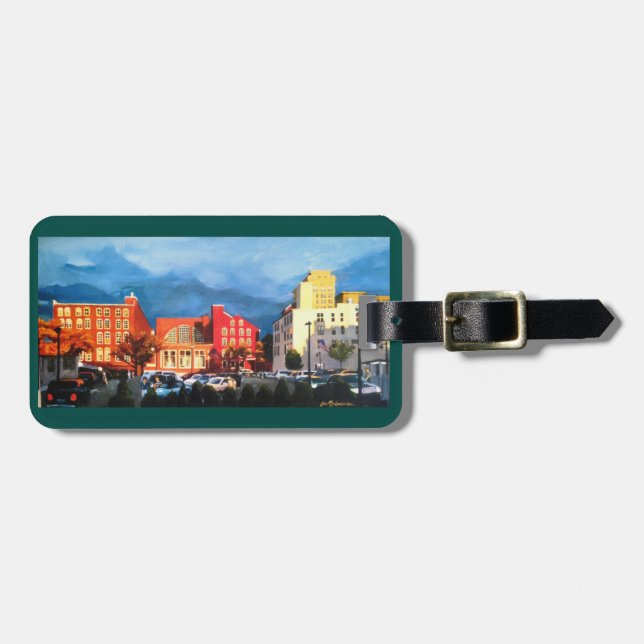 Étiquette À Bagage Porte - clé d'accessoire de bourse d'étiquette de (Devant horizontal)
