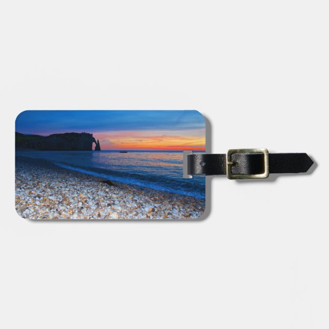 Étiquette À Bagage Porte d'Aval au coucher du soleil (Devant horizontal)