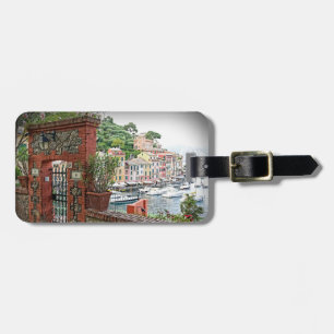 Étiquette À Bagage Porte du Paradis à Portofino, Italie