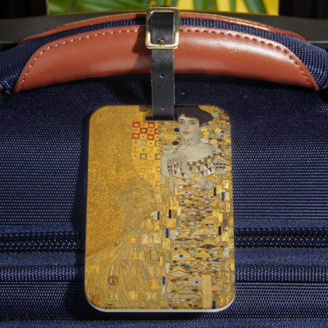 Étiquette À Bagage Portrait d'Adele Bloch-Bauer I par Gustav Klimt (Insitu Rectoal 2)