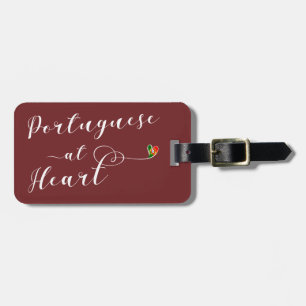 Étiquette À Bagage Portugais au coeur du bagage Modèle, Portugal