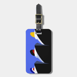 Étiquette À Bagage Poster Art Déco des paquebots de croisière vintage