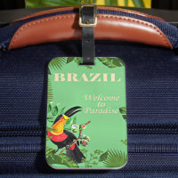 Poster de voyage du Brésil, Toucan,