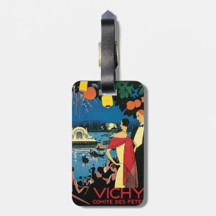 Étiquette À Bagage Poster vintage Art Vichy France