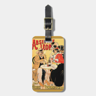 Étiquette À Bagage Poster vintage français pour Absinthe