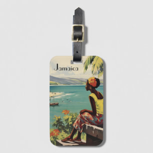 Étiquette À Bagage Poster Vintage voyage Jamaïcaine