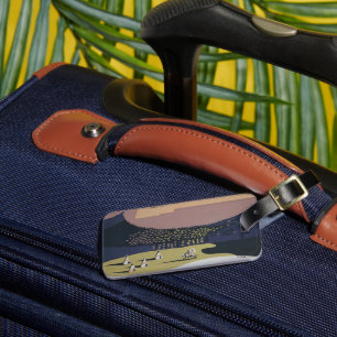 Étiquette À Bagage Poster Vintage voyage Promouvoir Les Voyages Au Mo