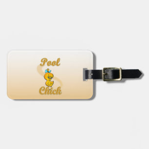 Étiquette À Bagage Poulet de piscine