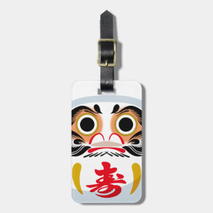 Étiquette À Bagage Poupée Daruma (charme traditionnel japonais de bon