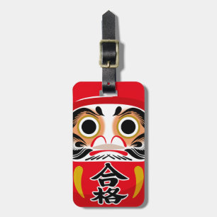 Étiquette À Bagage Poupée Daruma (charme traditionnel japonais de bon