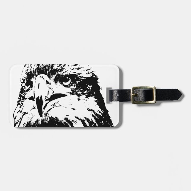 Étiquette À Bagage prédateur (Devant horizontal)