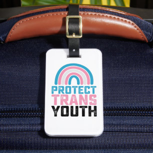 Étiquette À Bagage Pride LGBT Protéger les jeunes transgenres transge