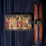 Étiquette À Bagage Primavera, Allégorie du Printemps de Sandro Bottic<br><div class="desc">Primavera ou Allégorie du Printemps vers 1482 de Sandro Botticelli (1444-1510) est une peinture à l'huile de la Renaissance représentant un groupe de personnages mythologiques dans une forêt ou un jardin. Allégorie de la luxuriante croissance de la saison printanière. Il y a six femmes, deux hommes et un ange putto...</div>