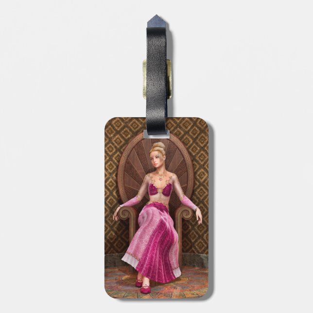 Étiquette À Bagage Princesse de conte de fées (Dos Vertical)