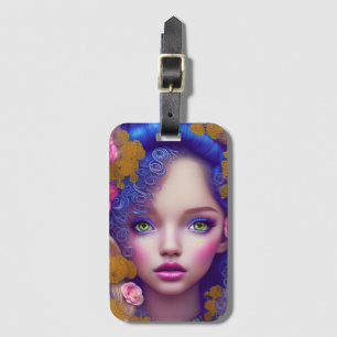 Étiquette À Bagage Princesse Fleur inspirée par la culture ukrainienn