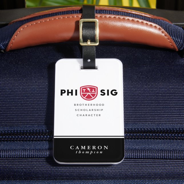 Étiquette À Bagage Principes Phi Sigma Kappa (Insitu Rectoal 2)