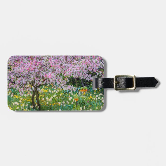 Étiquette À Bagage Printemps dans le jardin de Claude Monet (Devant horizontal)